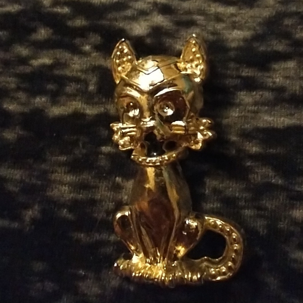 Vintage cat pin